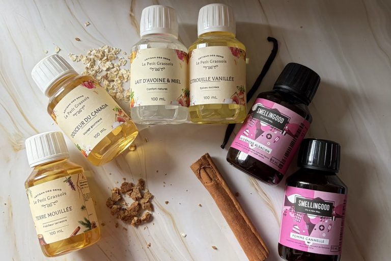 Bougie artisanale d'automne - crème de cire, cannelle et ambiance dorée et chaleureuse