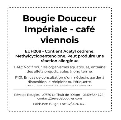 ☕ Douceur Impériale - café viennois