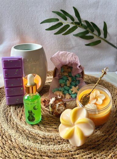 Fondants parfumés artisanaux - fondants solides (différents formats), crémeux et liquides, diffusion subtile et enveloppante Rêve de Bougies