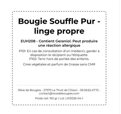 👗Souffle Pur - linge propre